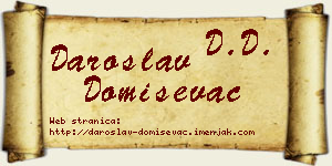 Daroslav Domiševac vizit kartica